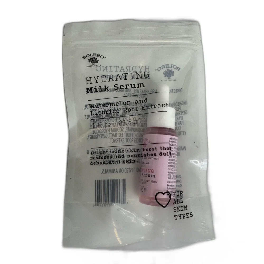 Bolero Hydrating Milk Serum Watermelon Licorice Root Brightening 1 Fl Oz‎ Face